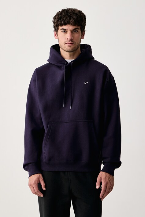 Nike Sportswear Bluza z kapturem męska z bawełną Solo Swoosh szara HV1082.525