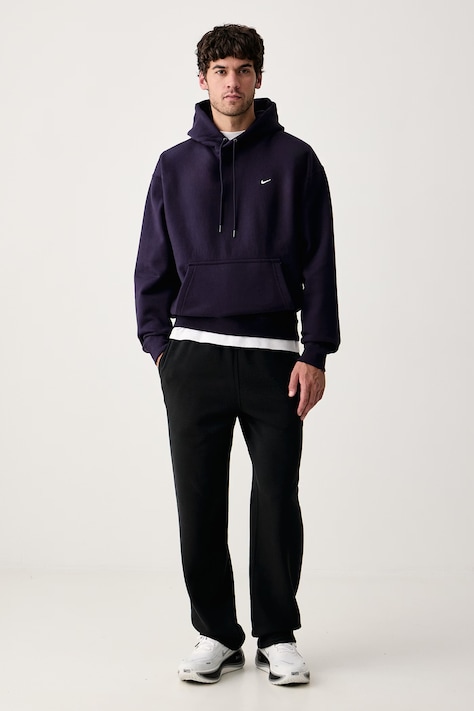 Nike Sportswear Bluza z kapturem męska z bawełną Solo Swoosh szara HV1082.525