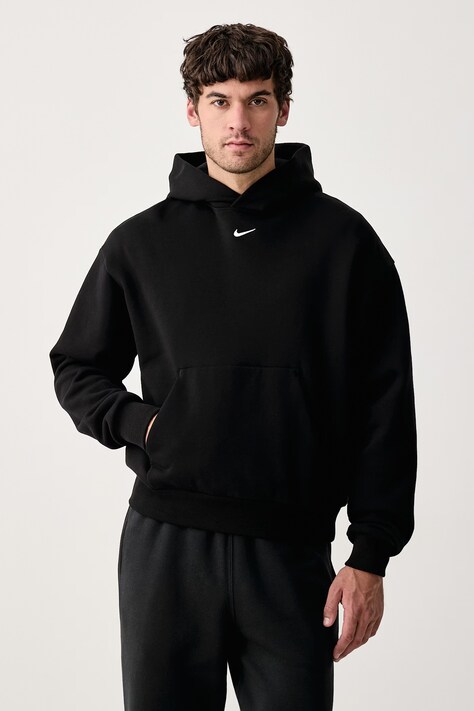 Nike Sportswear Bluza z kapturem męska z bawełną Solo Fleece czarna IX1926.001