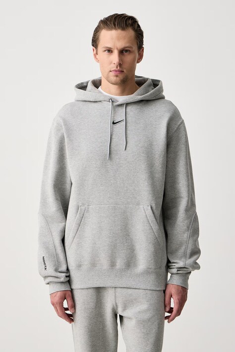 Nike Sportswear NOCTA bluza z kapturem z bawełną męska szara HM5762.021