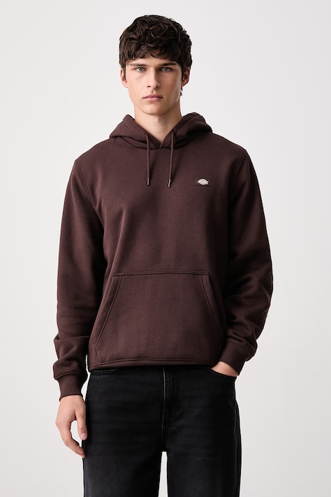 Dickies Bluza z kapturem męska z bawełną brązowa DK0A4XCDCBX1
