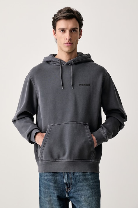 Dickies Bluza z kapturem męska z bawełną szara DK0A8CHW0CH1