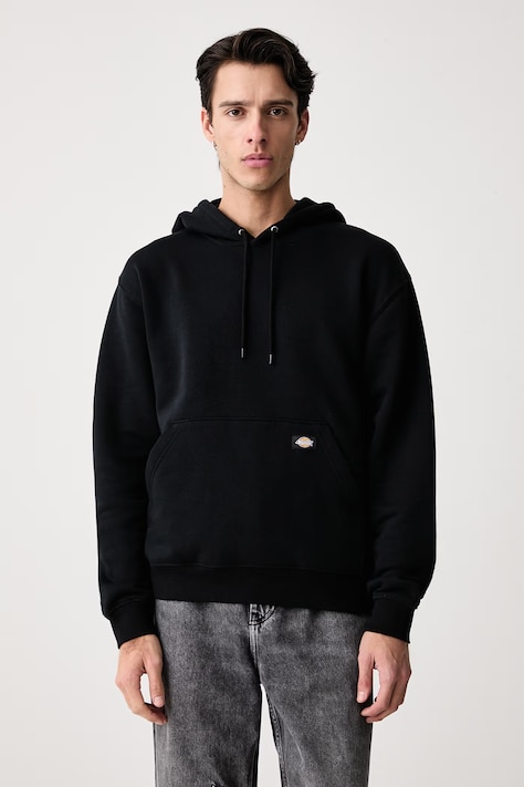 Dickies Bluza z kapturem męska z bawełną czarna DK0A4YT6BLK1