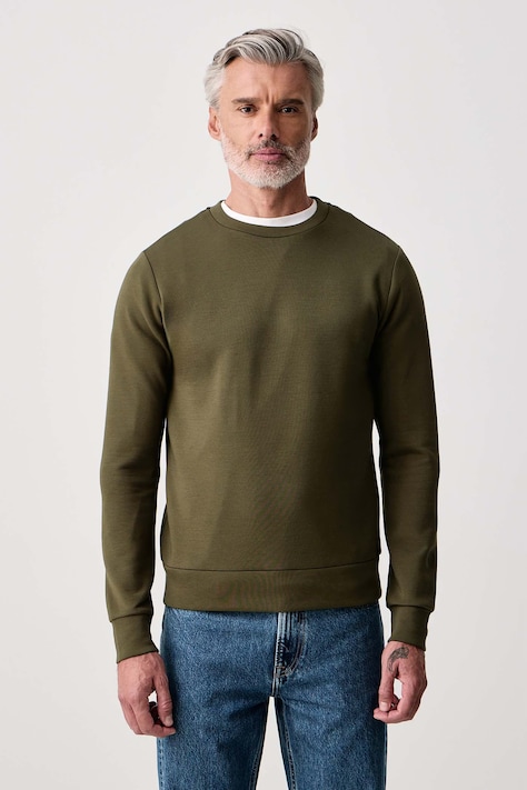 Mos Mosh Bluza męska z bawełną Abel zielona 510100