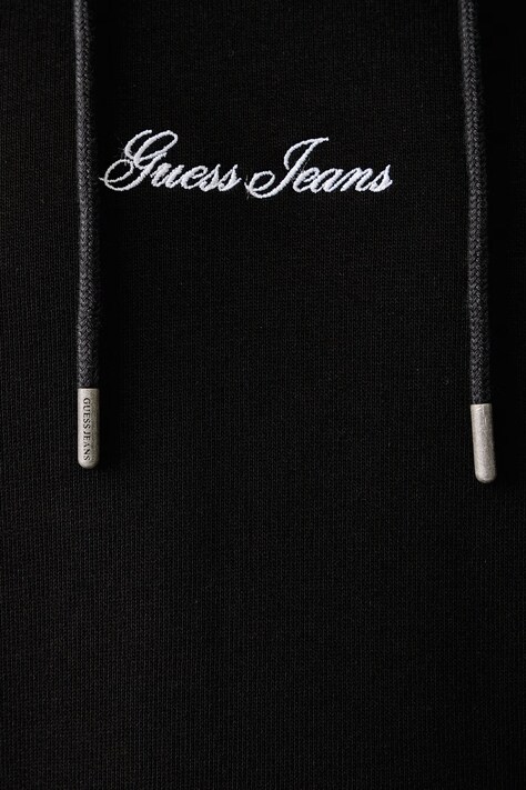 Guess Jeans кофта з капюшоном чоловіча з бавовною — AW26-BLMZ4W, чорний — фото 5