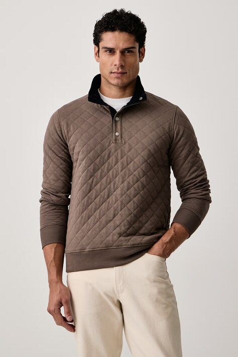 Gant Bluza męska z bawełną beżowa 2067161