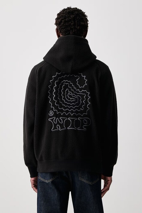 Carhartt WIP Hooded Limn C Fleece Sweat bluza z kapturem polarowa męska czarna I037251