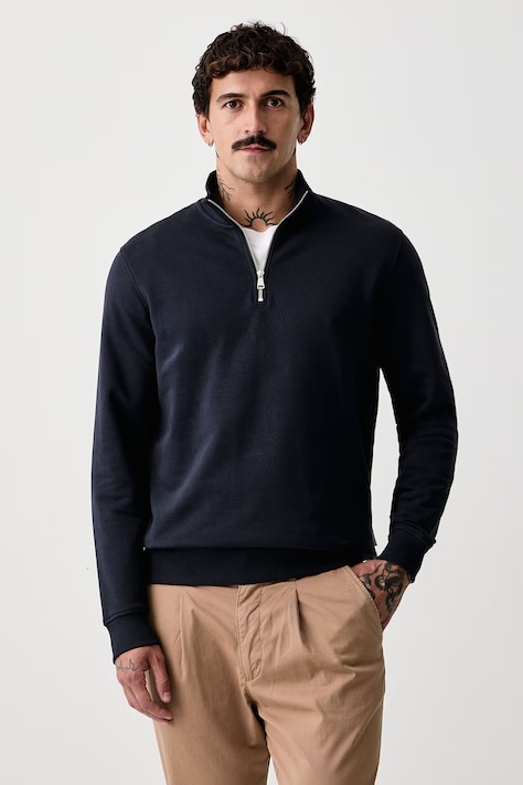 Marc O'Polo Bluza męska bawełniana granatowa 5000012425