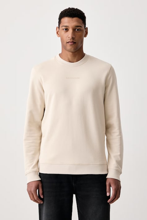 Marc O'Polo Bluza męska bawełniana beżowa 5000012418