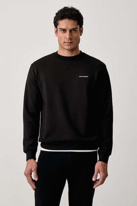 Karl Lagerfeld Суичър мъжки черен 564902.705016