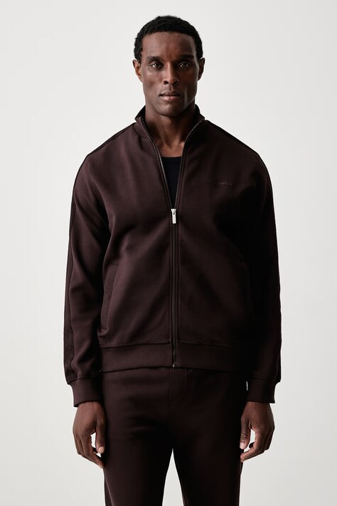 Karl Lagerfeld Bluza rozpinana męska brązowa 564902.705011
