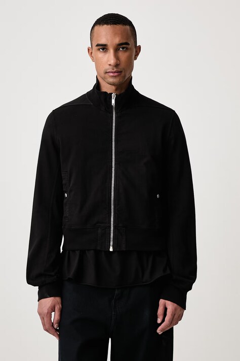 Rick Owens DRKSHDW Rev Track hanorac din bumbac pentru bărbați negru DU02F6289 RIG