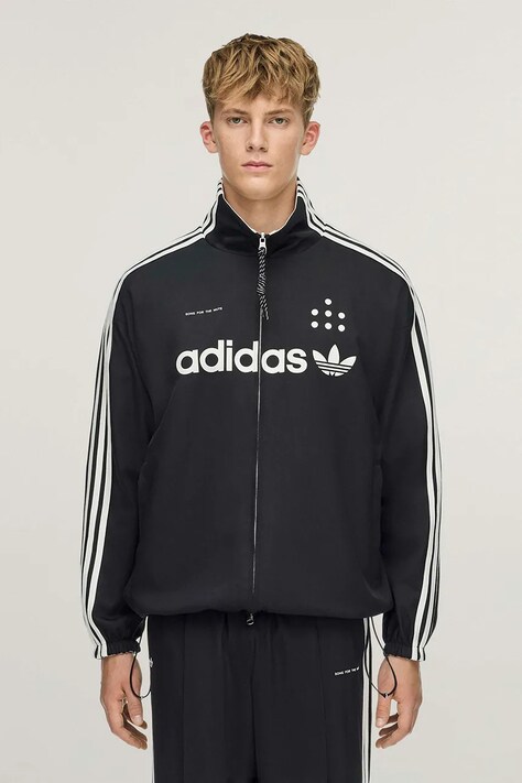adidas Originals X SFTM кофта на застібці чоловіча чорна LF5251