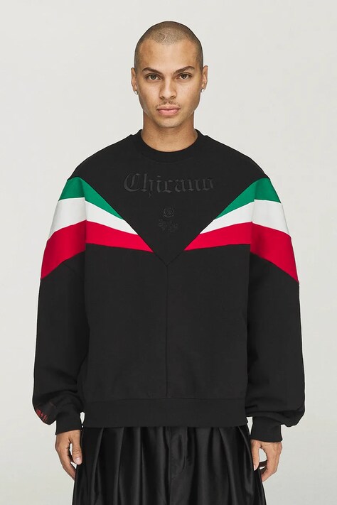 adidas Originals Chicano x Willy Chavarria sweatshirt with cotton Men's black LC8126