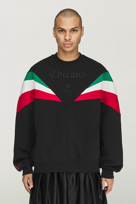 adidas Originals Chicano x Willy Chavarria sweatshirt with cotton Men's black LC8126
