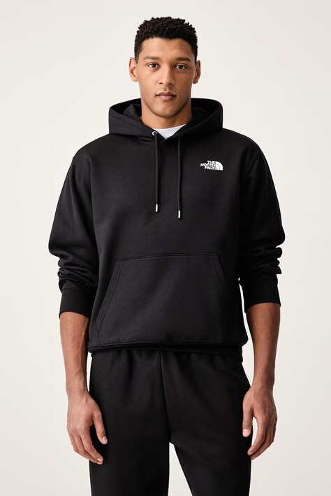 The North Face Bluza z kapturem męska z bawełną Graphic czarna NF0A8H66JK31
