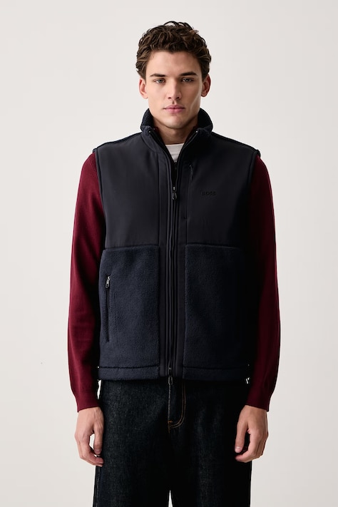 BOSS Green Vestă pentru bărbați SW_Sveedy bleumarin 50574219
