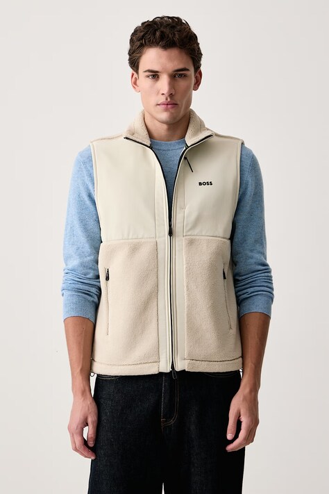 BOSS Green Vestă pentru bărbați SW_Sveedy bej 50574219