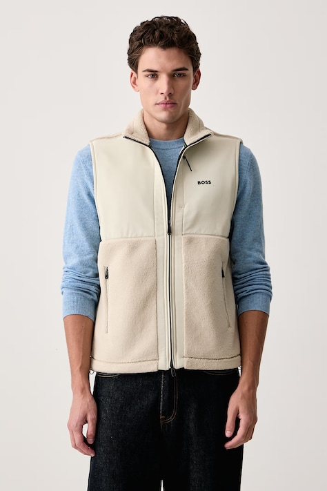 BOSS Green Vestă pentru bărbați SW_Sveedy bej 50574219