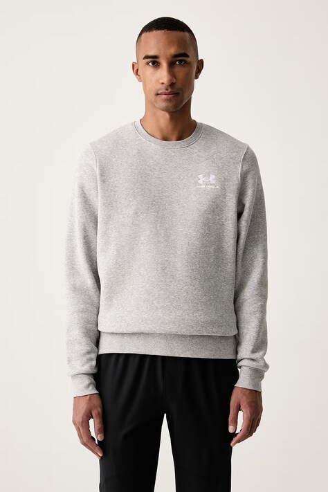 Under Armour Bluza męska z bawełną Essential Fleece szara 1374250.011