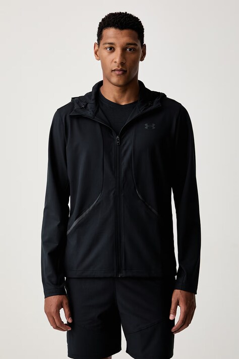Under Armour bluza rozpinana z kapturem męska Unstoppable czarna 6014621