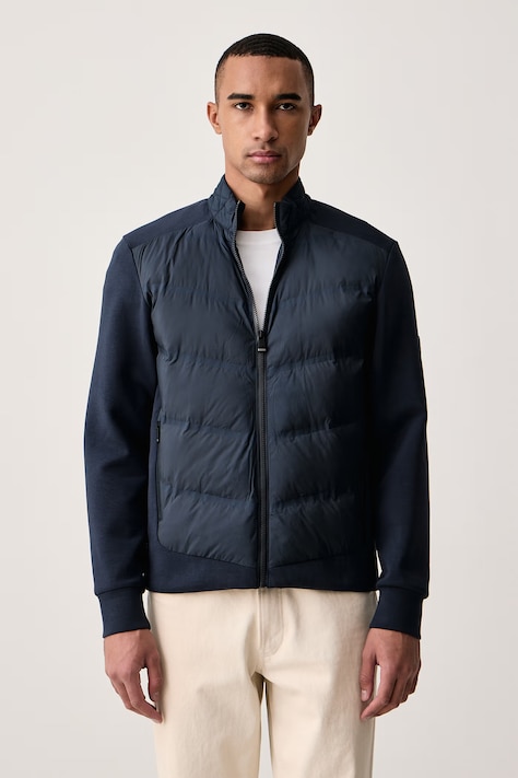 Hackett London Kurtka pikowana męska granatowa HM5800159