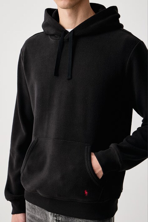 Polo Ralph Lauren кофта loungwear чоловіча — AW26-BLMZEK, чорний — фото 4