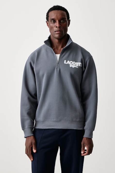 Lacoste Bluza męska z bawełną niebieska SH9675