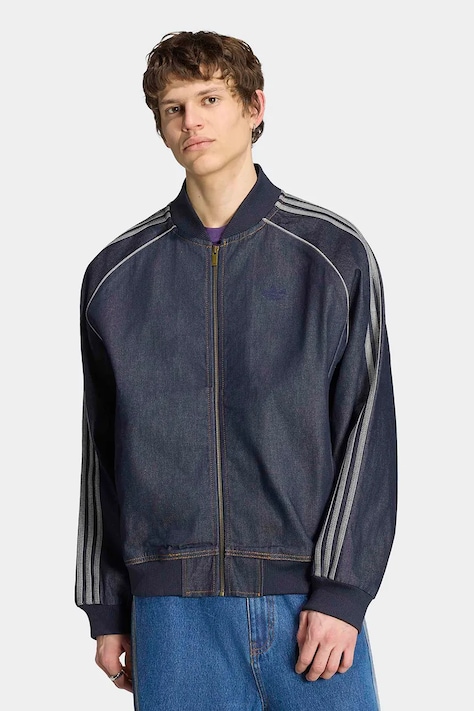 adidas Originals Bomberka męska bawełniana Adicolor granatowa KS6926