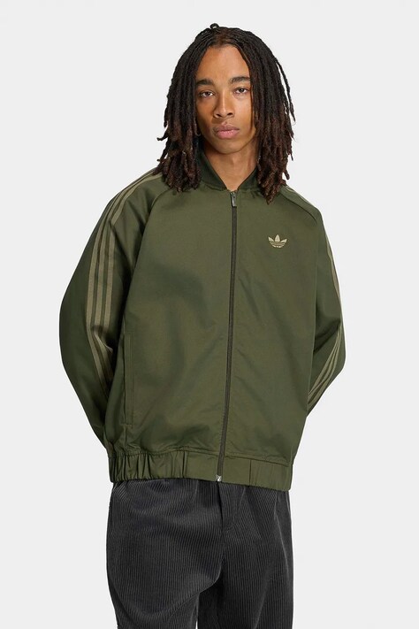 adidas Originals Bluza rozpinana męska Adicolor Classic zielona KR1370