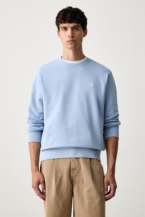 Polo Ralph Lauren mikina pánska bavlnená modrá 710B31423