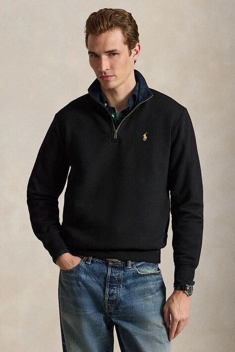 Polo Ralph Lauren Bluza męska bawełniana czarna 710B28291