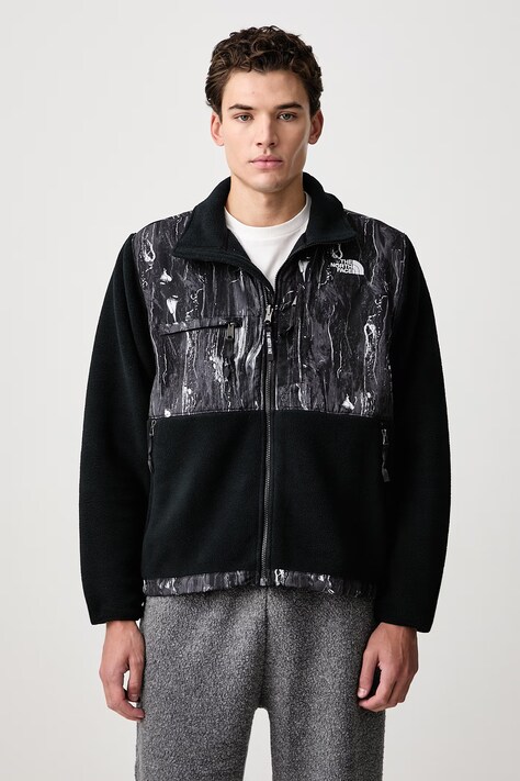 The North Face Μπλούζα με κουμπιά ανδρική φλις Retro Denali μαύρη NF0A8JJYT211