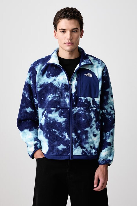 The North Face Dukserica na zakopčavanje za muškarce s flisom Yumiori mornarsko plava NF0A8JFVSQ91