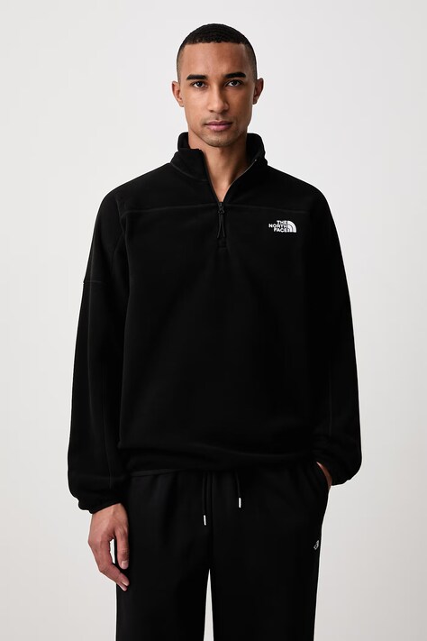 The North Face Μπλούζα fleece γυναικεία MOUNTAIN ATHLETICS μαύρη NF0A8J8PJK31