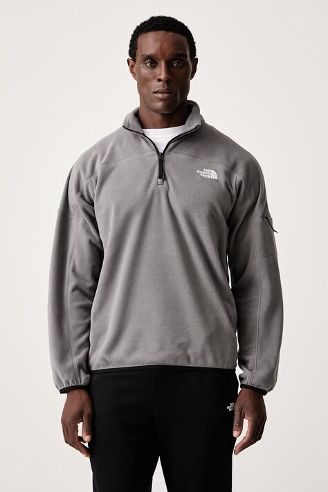 The North Face Αθλητική μπλούζα ανδρική φλις MOUNTAIN ATHLETICS γκρί NF0A8J8P0UZ1