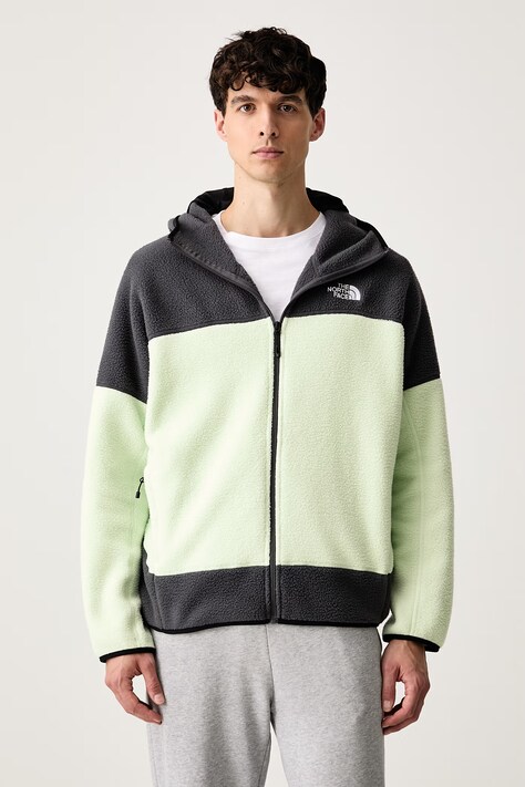 The North Face Bluza polarowa męska polarowa NSE zielona NF0A8J6QUN11