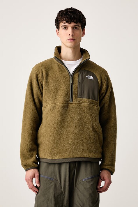 The North Face Bluza męska polarowa Yumiori zielona NF0A8FKPRL21