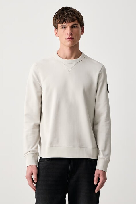 Calvin Klein Jeans Bluza męska z bawełną szara LV04RJ200G