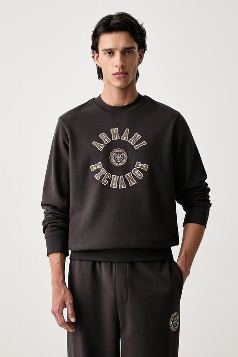 Armani Exchange bluza męska bawełniana szara XM002913 AF26047