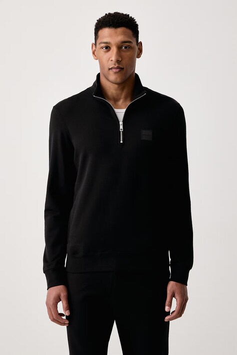 Calvin Klein Pulover moški z bombažem črn LV04LH229G