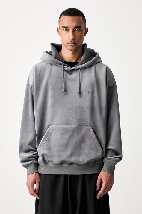 Y-3 VC HOODIE bluza z kapturem męska szara KU2196