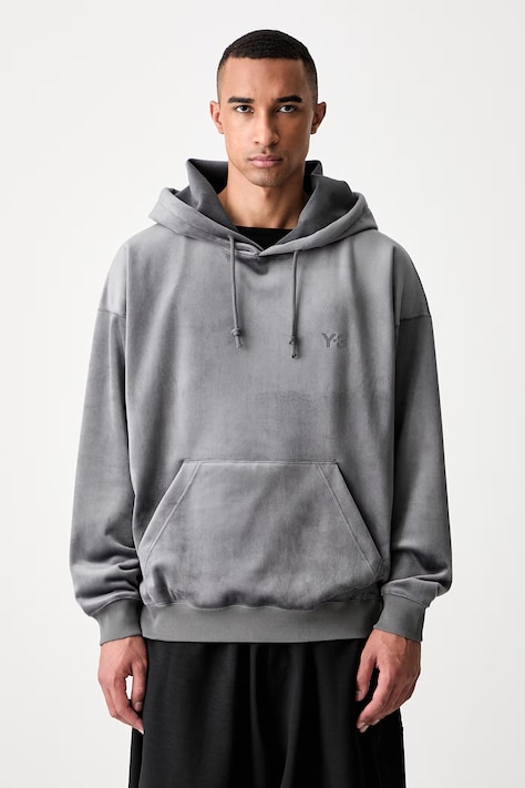 Y-3 VC HOODIE bluza z kapturem męska szara KU2196