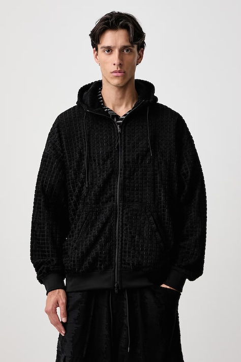 Y-3 M ADAPT HD TJ bluza rozpinana z kapturem męska czarna KT1378
