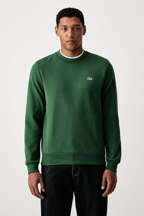 Lacoste μπλούζα ανδρική βαμβακερή πράσινη SH9801