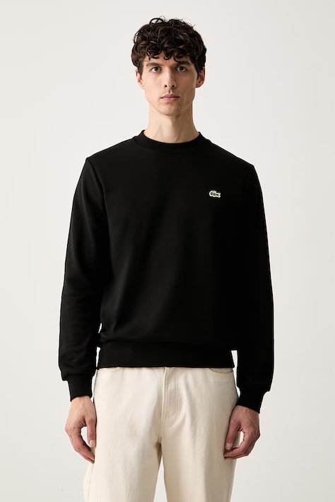 Lacoste bluza męska bawełniana czarna SH9801