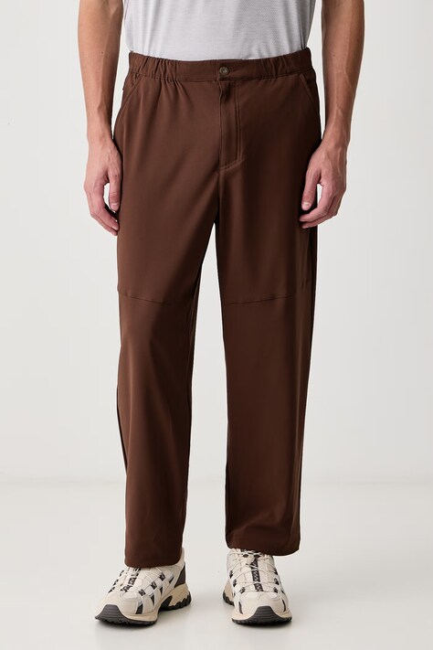 Columbia Spodnie męskie Sauvie Sky brązowe high waist 2174681