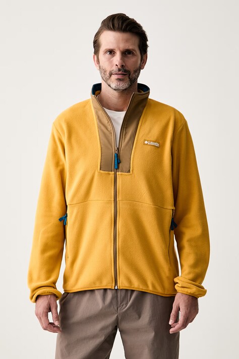 Columbia bluza rozpinana męska polarowa Sequoia Grove żółta 2174091