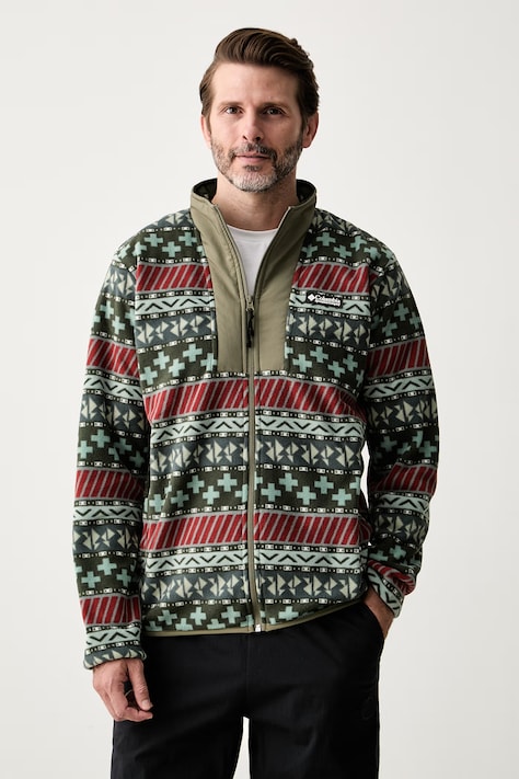 Columbia bluză sport pentru bărbați din polar Sequoia Grove verde 2174071