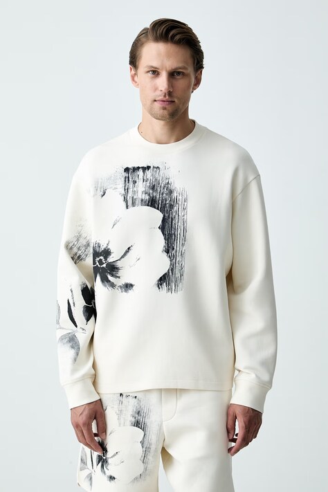 Armani Exchange bluza męska beżowa XM002804 AF10818
